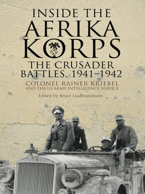 cover image of Inside the Afrika Korps